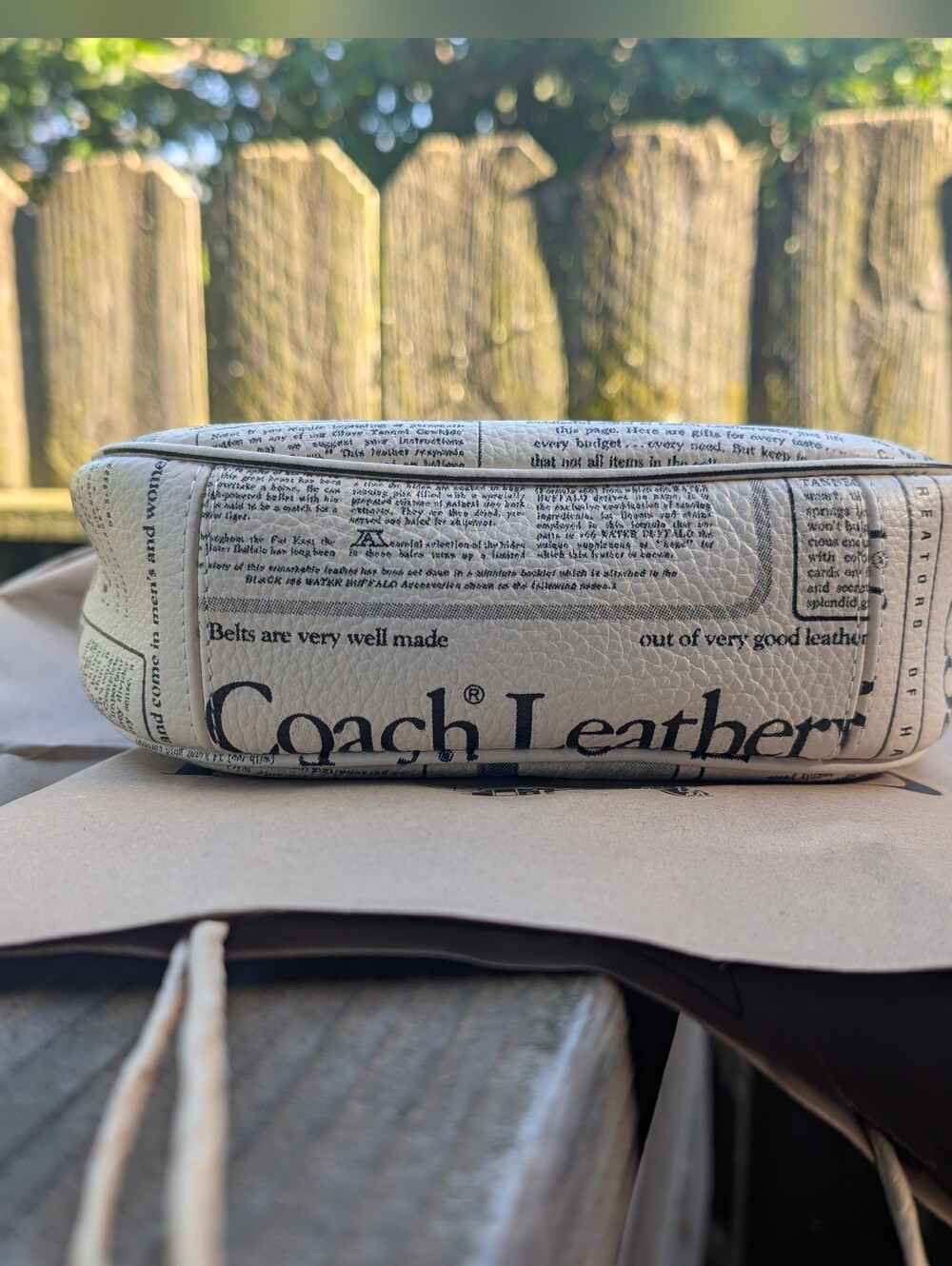 NWT Coach Carmen Newspaper Bag - Picture 3 of 4